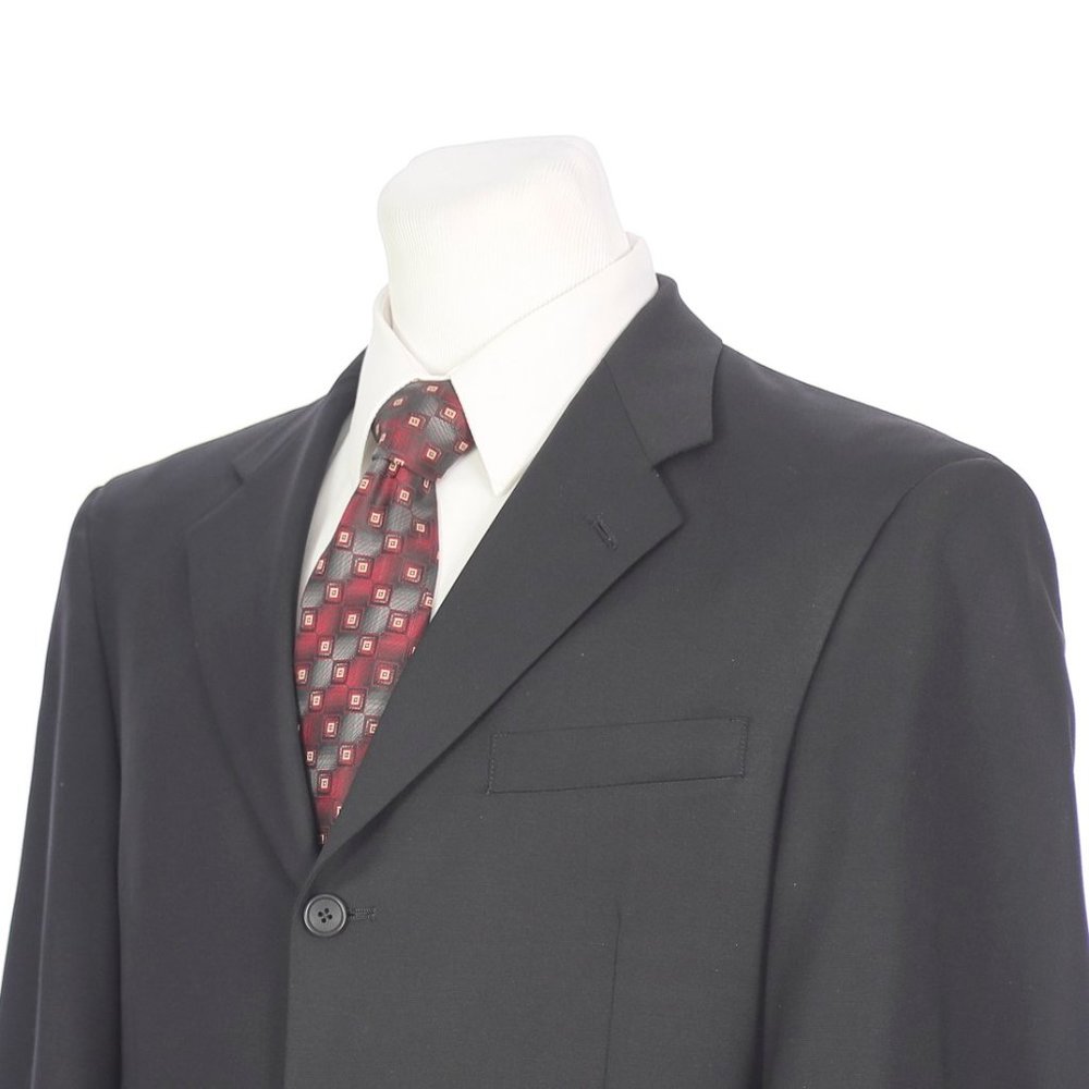 Ted Baker Endurance Black Wool 3 Button Sport Coat